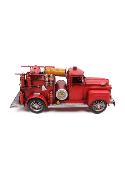 Dekoratif Metal İtfaiye Arabası 41Cm 0510Zj-1032