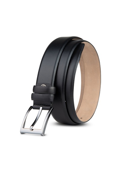 Goay Classic 3.5 cm Erkek Siyah Açma Deri Kemer (7012)