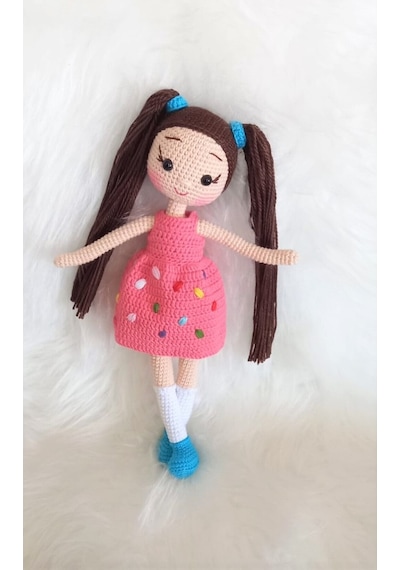 Sofia Bebek Amigurumi Organik Oyuncak