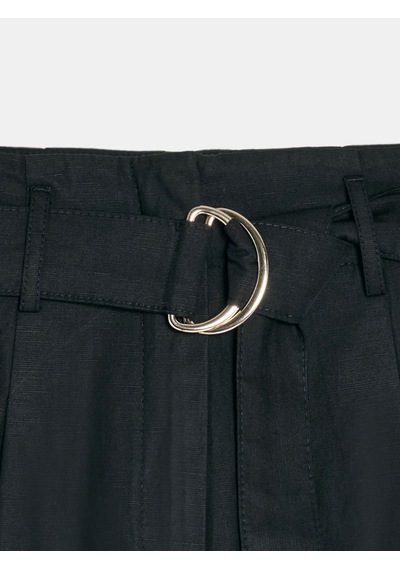 Dilvin 72673 Kemerli Pantolon-siyah