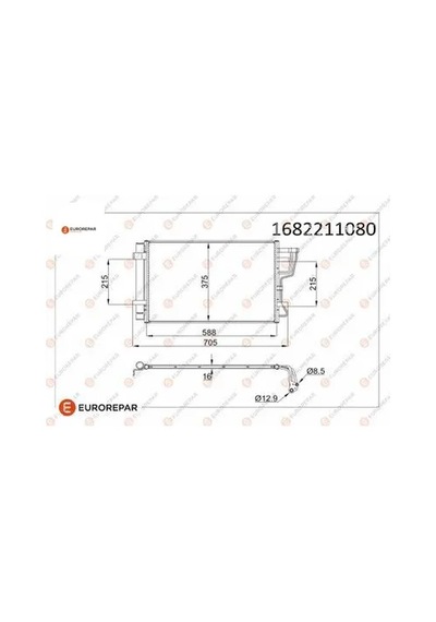 Erp Klıma Radyatoru Ceed 1.4 1.6 2.0 07- Eurorepar 1682211080