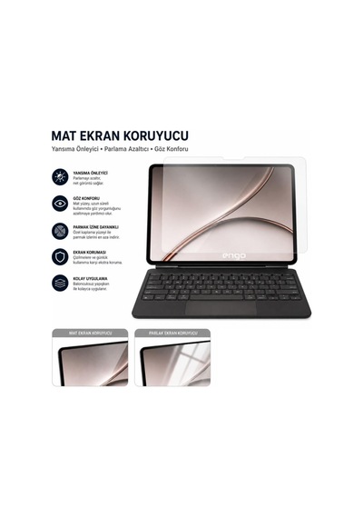 Oneplus Pad 4 Mat Ekran Koruyucu 13.2 İnç 9h Nano Şeffaf