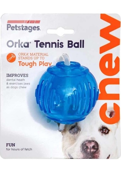 Orka Tennis Ball Ödül Maması Hazneli Top Köpek Oyuncağı - Parçalanmaya Dayanıklı