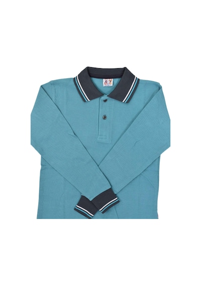 Kolej Polo Yaka Sweat Yeşil Füme Bgl-St03879 001 Yeşil
