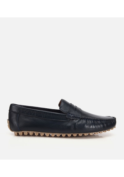 Hotiç Erkek Deri Lacivert Comfort Günlük Loafer