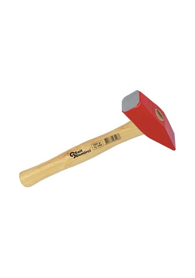 Sait Demirci Boyalı Tesviyeci Çelik Çekiç 100 Gr, Ahşap Saplı