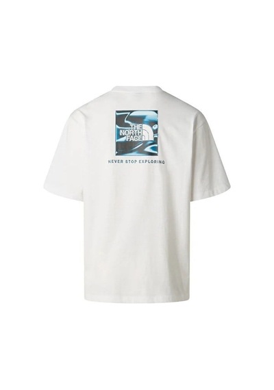 The North Face M Lıquıd Box Nse Oversıze Eeve T Erkek T-shirt Nf0a8g9wfn41 Whıte