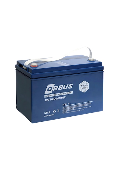Orbus 12v 100ah Deep Cycle Nano Carbon Jel Akü