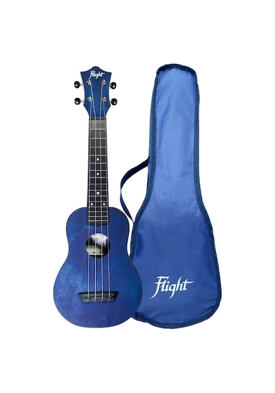 Flight Tus-35 Travel Soprano Ukulele Deep Blue