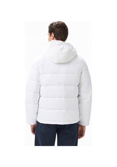 Calvin Klein Zip Off Hood Down Puffer Erkek Beyaz Montlv04rc518g