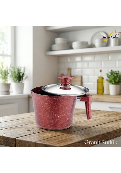 Granit Sütlük - Kırmızı Kırmızı