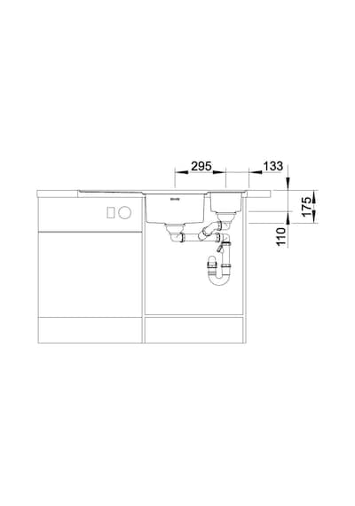 Blanco Eviye 522104 Axis Iıı 6 S-If Paslanmaz Çelik