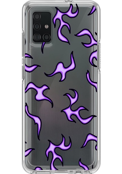 Samsung Galaxy A71 Uyumlu Şeffaf Kılıf Wallpaper 3 Tasarımlı