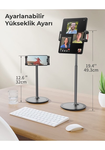 Bix Saiji S3E 360° Ayarlanabilir Tablet Tutucu Stand
