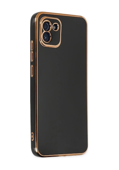 Samsung Galaxy A03 Kılıf Volet Silikon - Siyah 0.2M-Çok Renkli