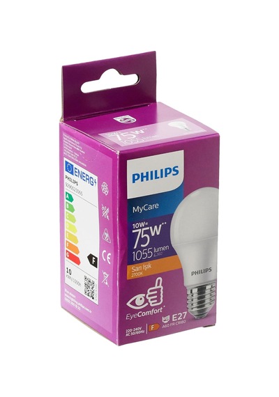 75w Led Ampul, 2700k Sarı Işık, E27 Normal Duy Sarı 3lü Paket Diğer