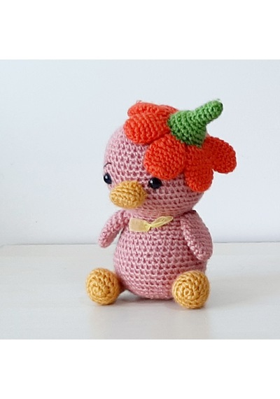 Amigurumi Örgü Oyuncak Civciv Gülkurusu