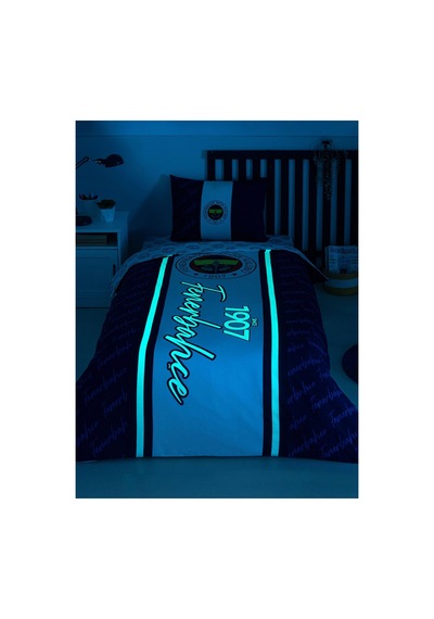 Taç Fenerbahçe 1907 Glow Düz Pamuk Nevresim Takımı, Çok Renkli, T
