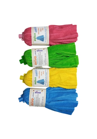 Large 1 Adet %100 Komşu Çıldırtan Bez Mikrofiber Büyük Boy Havlu Mop 90x64 Cm