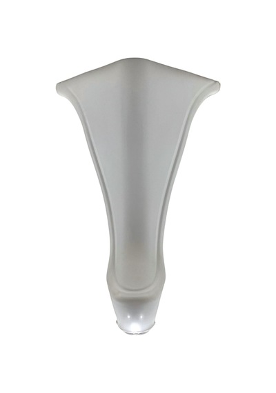 Lüx Lükens Beyaz 20cm Plastik Ayak Mobilya Masa Ve Dolap Ayağı Beyaz 20cm 1 Adet Beyaz