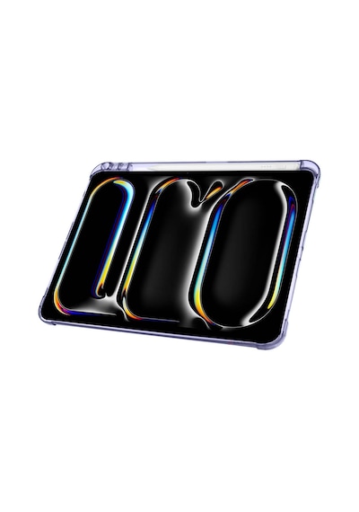 Apple Uyumlu iPad, Pro 11 İnç M4 2024 Kılıf Üçgen Katlanabilir Kalem Şarj Bölmeli Kılıf A2836 A2837 A3006 Kapaklı Kılıf
