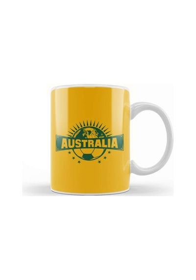 Australia Half World Football Championship Kupa Bardak Porselen Karışık