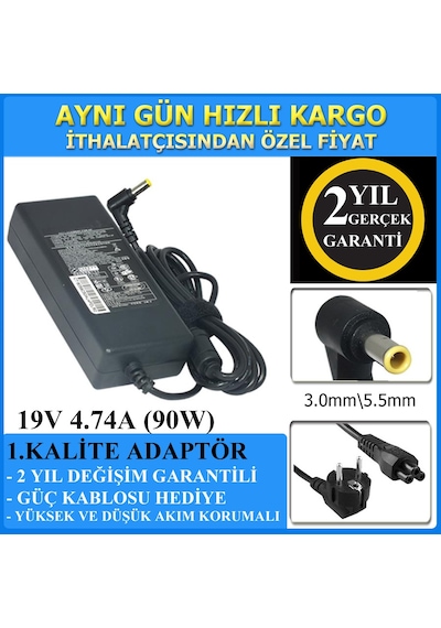 Samsung Uyumlu Np530U3C-A01Tr Adaptör Şarj Aleti