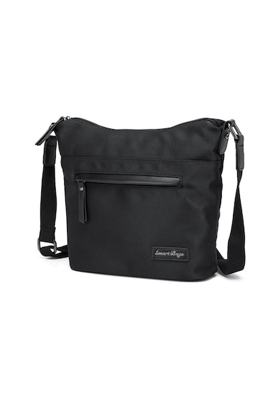 Smart Bags Twill Dimi Kumaş Postacı Kadın Çantası 3327 Siyah