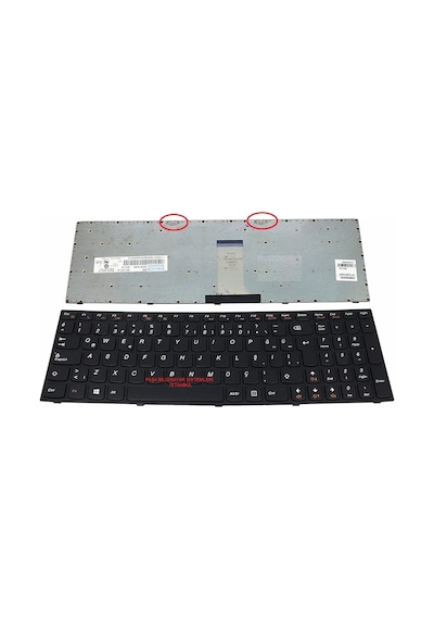 Lenovo Uyumlu M5400, 20281, 20316, 80C9 Touch Klavye Siyah Türkçe Tuş Ta