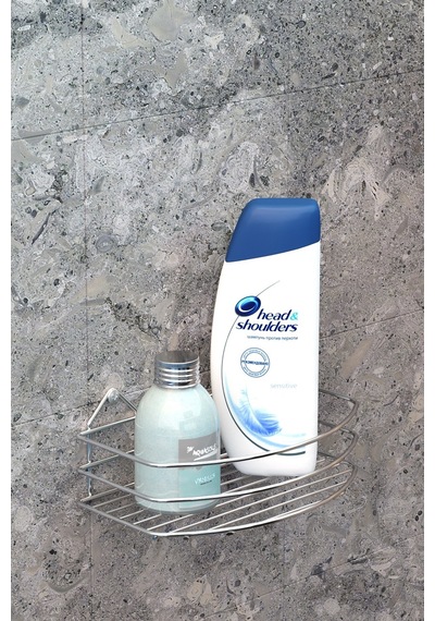 Teknotel Tek Katlı Banyo Duş Rafı Krom Bk007 Krom