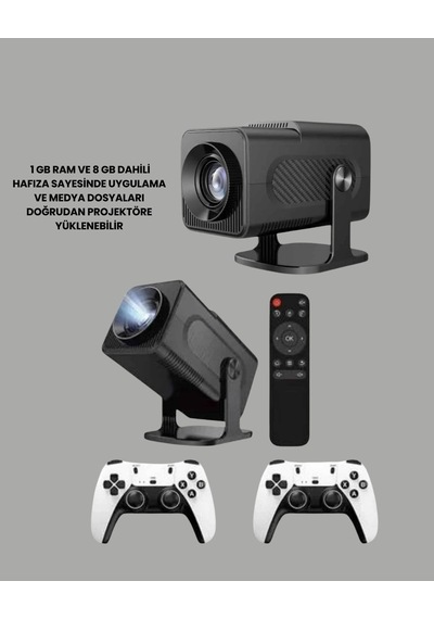 Wifi6 Bluetooth 5.4 Destekli Led Projektör - Hcs350pro