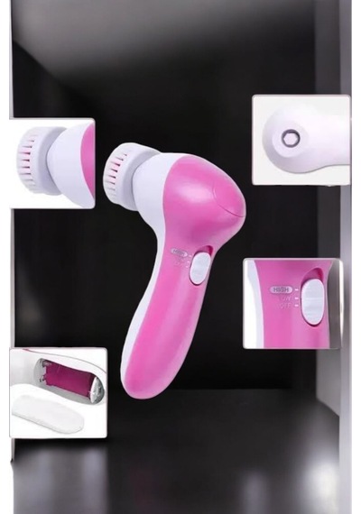 Taşınabilir Yüz Temizleme Cihazı Masaj, Peeling, Temizlik 5 Başlıklı Çok Renkli