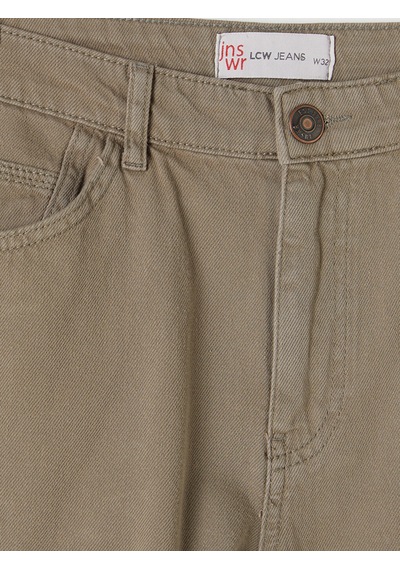 Lcw Jeans Haki Baggy Fit Erkek Jean Şort