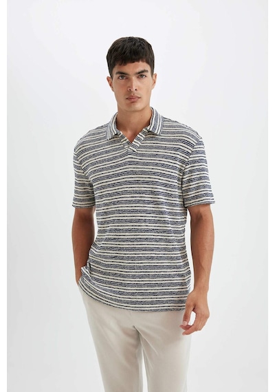 DeFacto Regular Fit Triko Kısa Kollu Polo Tişört D4818AX24SMNV46