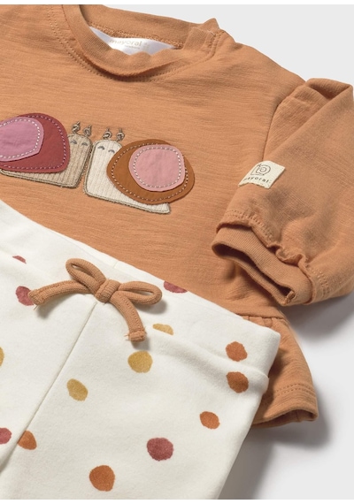 Mayoral Newborn Kız Bebek Tayt Takım 4 Parçalı Kahverengi