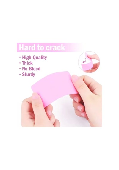 Askımo - Boş Kelime Kartları 5x8 Cm - 50 Adet Oval Kenarlı Tabu & Not Kartları - Beyaz Muhtelif