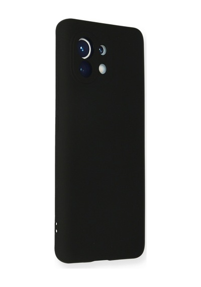 Xiaomi Mi 11 Uyumlu Kılıf Nano İçi Kadife Silikon - Siyah