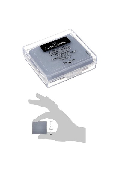 Hamur Silgi Gri Kutulu 1 Paket Faber Hamur Silgi Çizim Silgisi Yoğrulabilir Silgi Plastik Kutulu