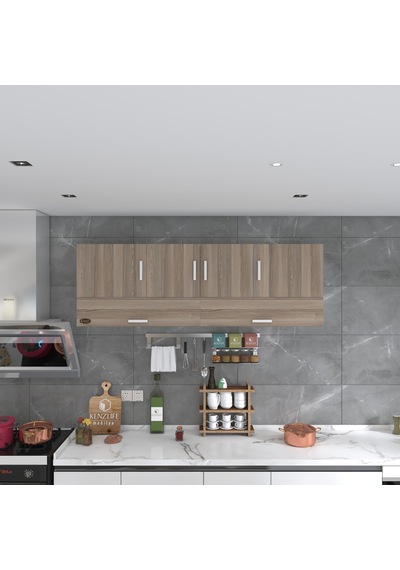 Kenzlife hazır mutfak perenna crd 060*180*22 mutfak banyo dolabı kapaklı raflı