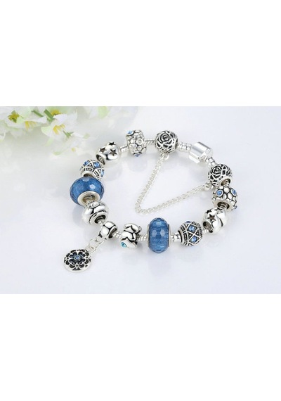 Charm Bileklik, Mavi Mother Charmlı, Si