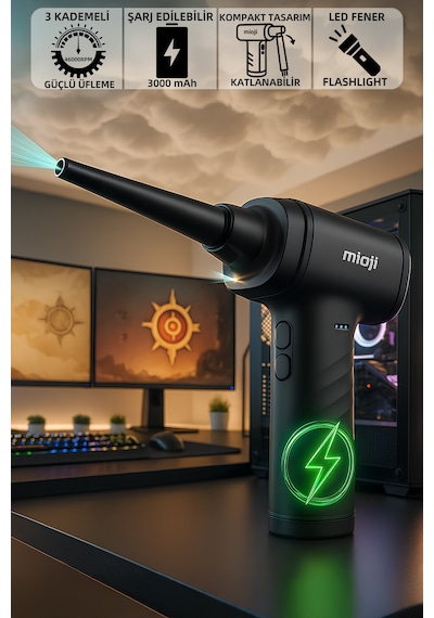 Mioji Mio Ad72 3000 mAh 3 Kademeli Hava Üfleme ve Vakum Cihazı
