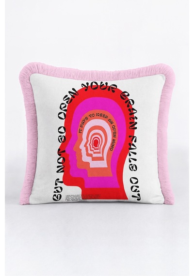 Pop Art Soyut Yüz Figürlü Saçaklı Yastık Kılıfı - Retro Sanatsal Modern Krem Püsküllü Kırlent Kılıfı Kadim Ufuk Halo Pop Art Soyut Yüz Figürlü Saçaklı Yastık Kılıfı - Retro Sanatsal Modern Krem Püsküllü Kırlent Kılıfı Kadim Ufuk Halo