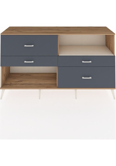 Hyperion Konsol Tek Raflı 4 Çekmeceli 176x44x99 Çam-aytaşı/antra Çam-aytaşı/antrasit Hyperion Konsol Tek Raflı 4 Çekmeceli 176x44x99 Çam-aytaşı/antra Çam-aytaşı/antrasit