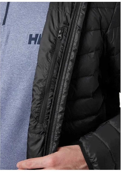 Helly Hansen Verglas Hooded Insulator Erkek Kaz Tüyü Mont Siyah