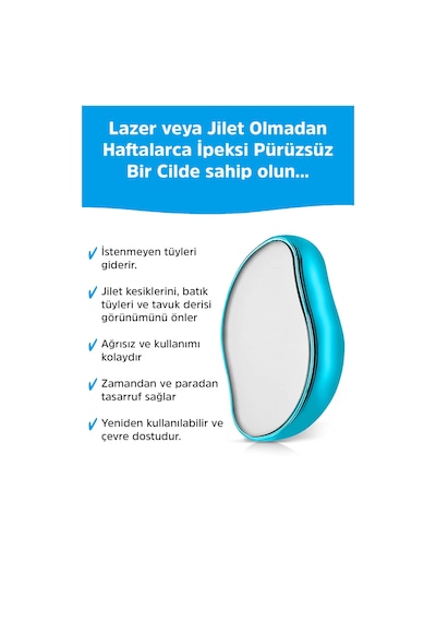 Jiyu Crystal Epilasyon Aleti Tüy Silgisi Tüy Alıcı