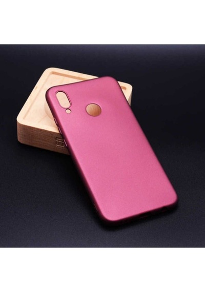 Huawei P20 Lite Kılıf Zore Premier Silikon Kapak Mürdüm