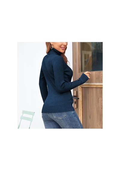Youknitwear You Modena Balıkçı Yaka Kadın Kazak Lacivert