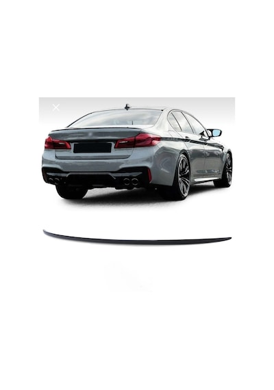 Bmw G30 2018-2020 Uyumlu M3 İnce Spoiler İthal Pianoblack Boyalı Spoiler