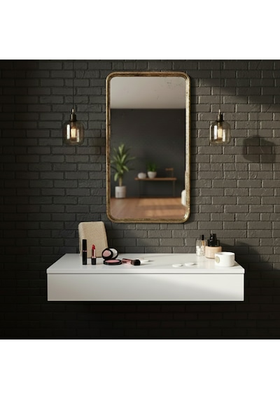 Makyaj Masası Dresuar Mdf Çekmeceli Duvara Montajlı Dolap 80 Cm Beyaz Makyaj Masası Dresuar Mdf Çekmeceli Duvara Montajlı Dolap 80 Cm Beyaz