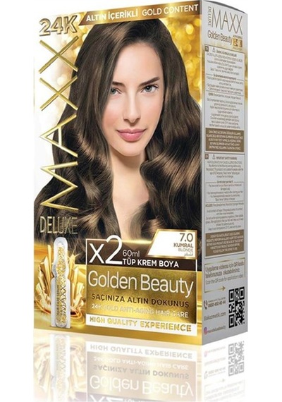 Maxx DeluxeSet Boya Golden Altın İçerikli7.0 Kumral